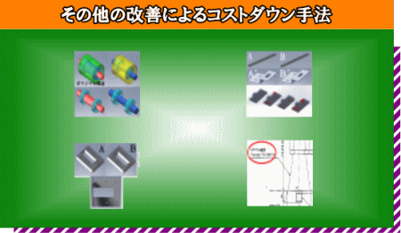 その他の改善によるコストダウン手法のサンプル事例の紹介