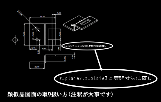 類似品には注釈で類似品の存在を書いておくと良いと思います